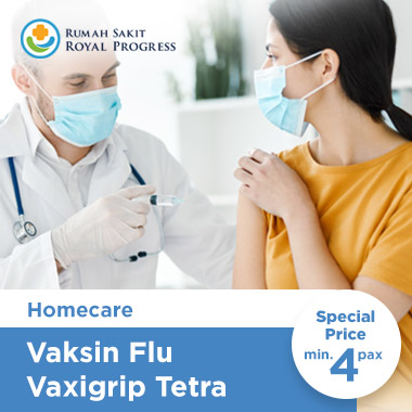 Homecare Vaksin Flu - Vaxigrip Tetra (4 strain) | 4 Pax